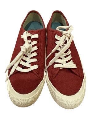 NWOT SeaVees - SeaChange Burt Henna Recycled Cotton Canvas Sneakers - Size 7